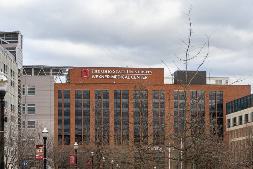 Ohio State Wexner Medical Center on March 30, 2020.