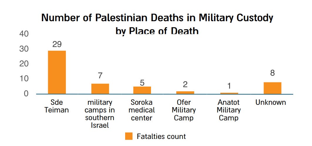 'Systematic killing': 94 Palestinians murdered in Israeli dungeons by beatings, starvation, and neglect, report reveals - Palestine Will Be Free