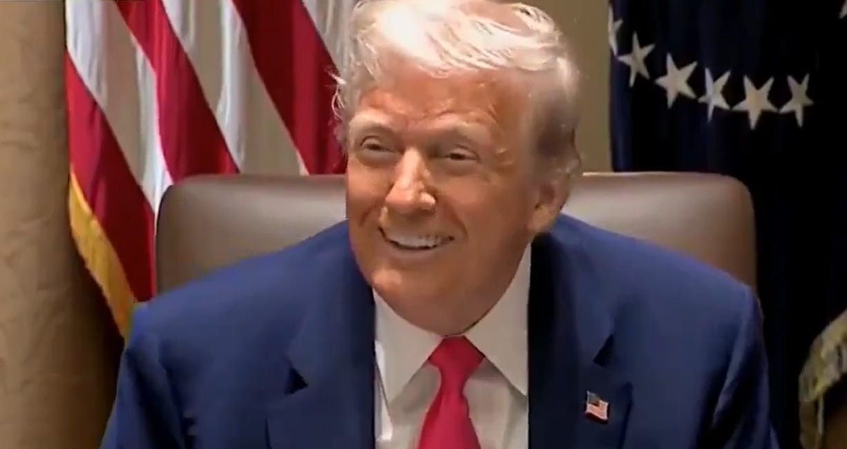 President Donald Trump Laughs At China Importing Fewer American Films In Response To Tariffs