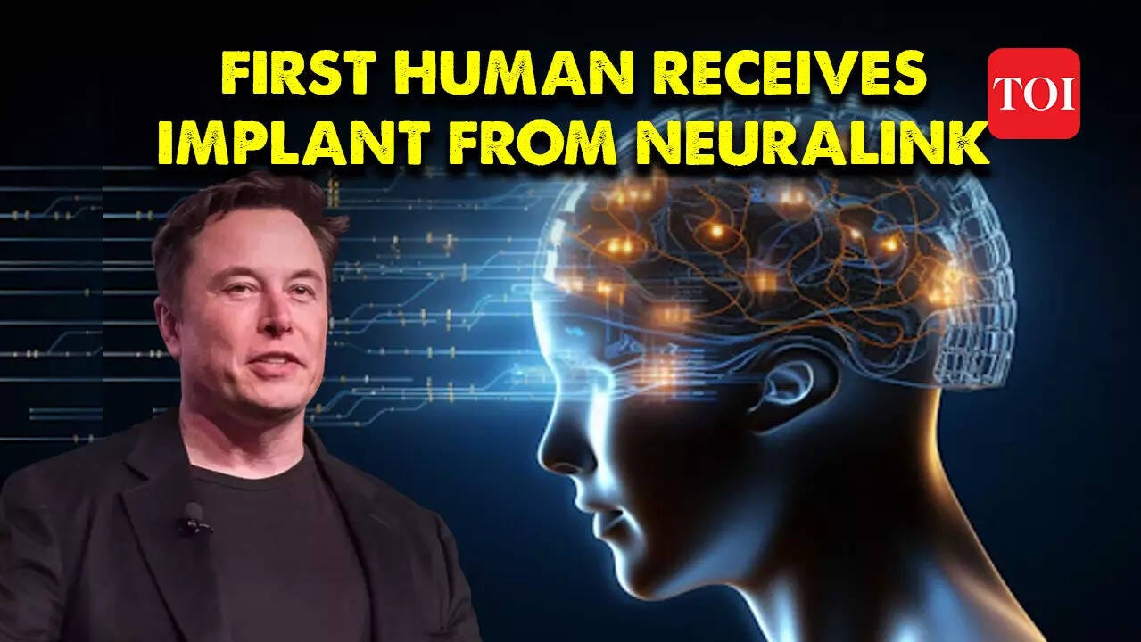 Elon Musk's Neuralink implants brain chip in first human Elon Musk's Neuralink implants brain chip in first human