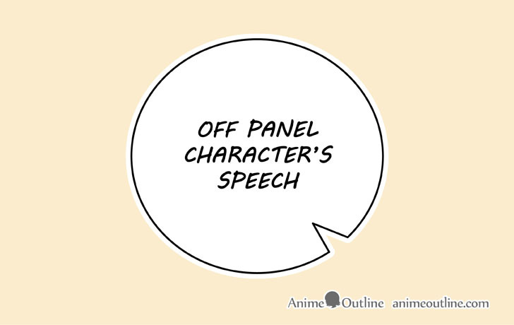 Inverted word-balloon tails