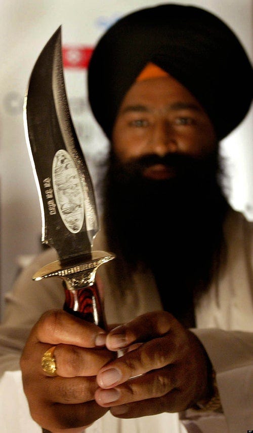 The Sikh Kirpan: Balancing Religious Freedom with Security | HuffPost  Religion