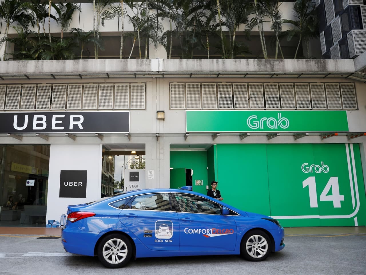 Singapore Imposes Fines, Restrictions Over Uber-Grab Deal - WSJ