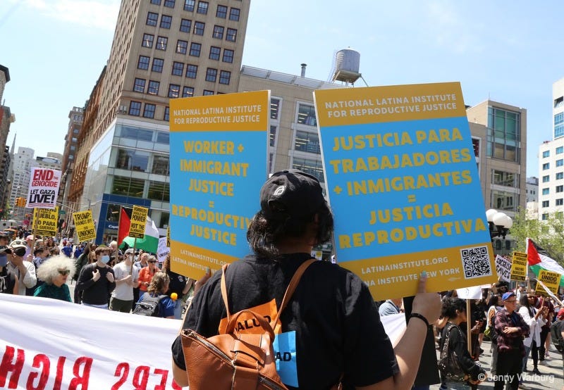 May be an image of 1 person, crowd and text that says '黑囲 NATIONALLATINA HALLATINA INSTITUTE FORREPRODUCTIVE JUSTICE NATIONAL HATIONALLATINAINSTITUTE LATINA INSTITUTE FOR REPRODUCTIVE JUSTICE GENOCIDE DAU LRTE TRUNG WORKER IMMIGRANT JUSTICE REPRODUCTIY JUSTICE JUSTICE LATINA ATRAUSTRUT LATHANSTRUTL.C LATINAINST LATIMAINSTITUTL.OP INSTITUT JUSTICIA PARA TRABAJADORES INMIGRANTES JUSTICIA REPRODUCTIVA NA INSTITUTE LATINAINSTITUTE.ORG EWYORK EW YORK มอเย 207 ©Jenpy Warburg'