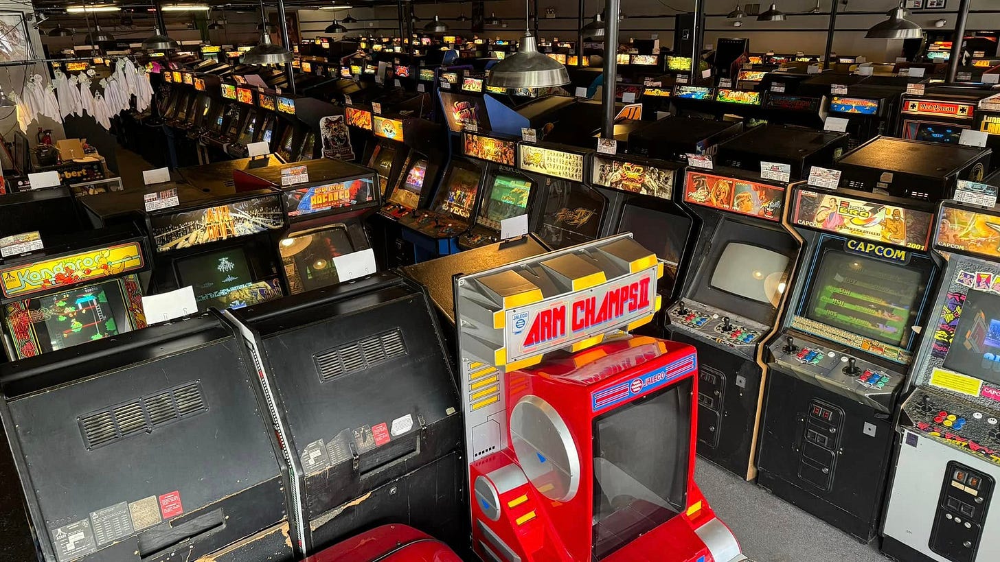The Galloping Ghost Arcade is one of the few successful retro arcades left.