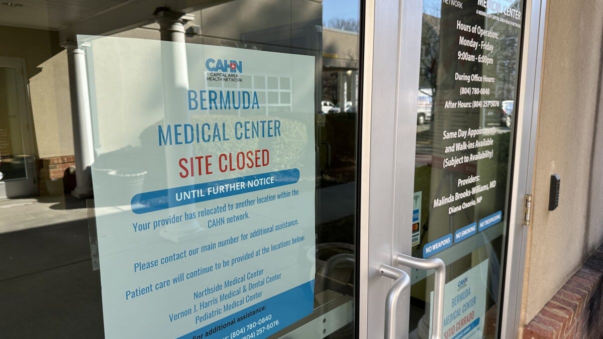 The Bermuda Medical Center was among Virginia’s community health centers that closed over access to funds.