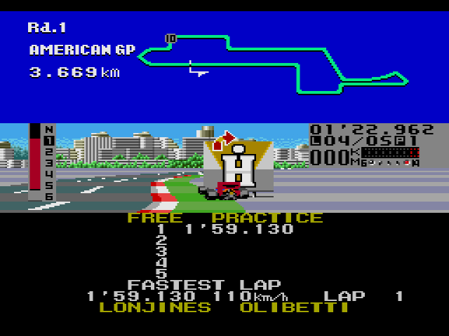 Fastest 1 (Mega Drive, 1991) - Sega Does