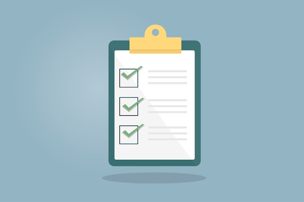 Illustration of to-do list