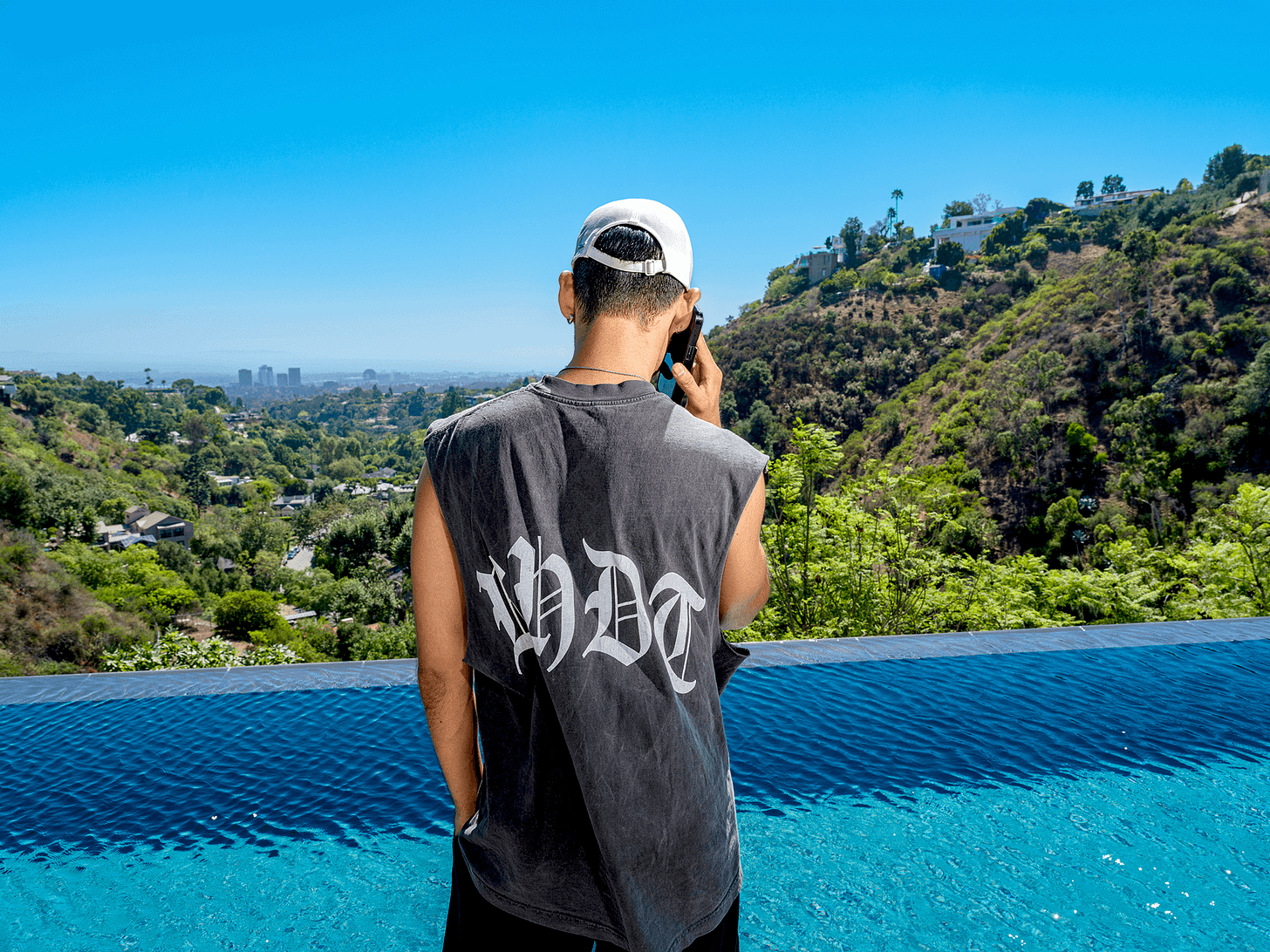 THE MEME GENERATION Chasing the jackpot  by the pool at Meme House LA where two internet species meme coin traders and...