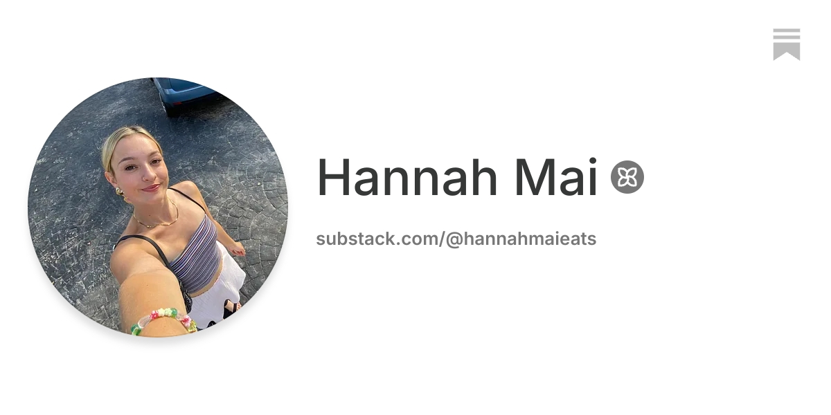 Hannah Mai | Substack