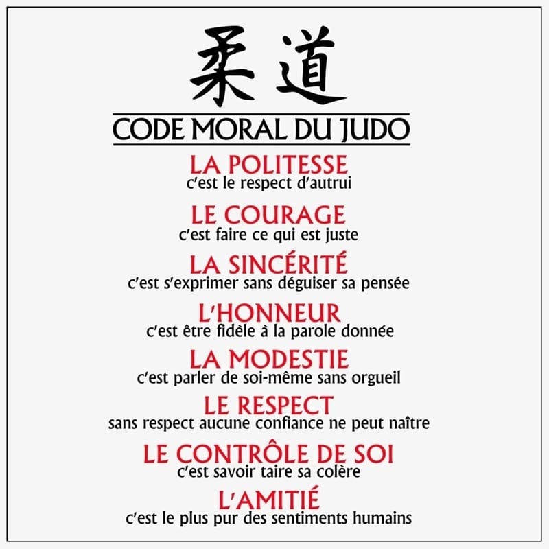 Code moral du judo