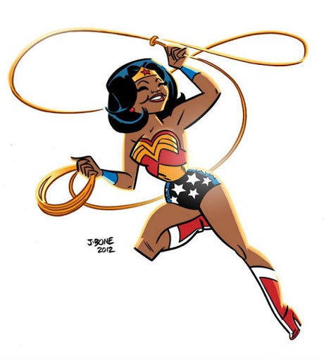 black wonder woman clipart - Clip Art Library