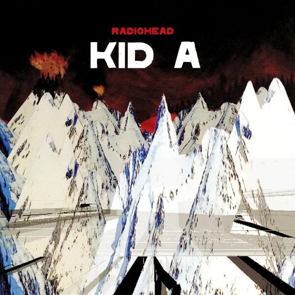Cover art for Kid A by Radiohead Cover art for Kid A by Radiohead
