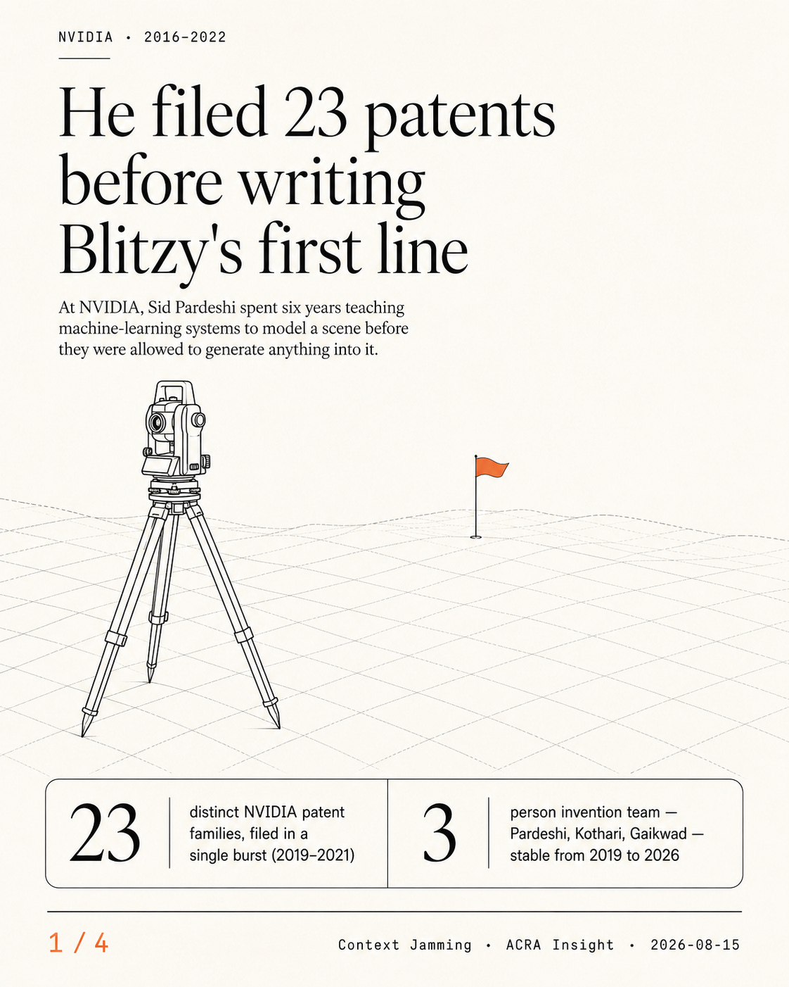Sid Pardeshi: He Filed 23 Patents Before Writing Blitzy’s First Line