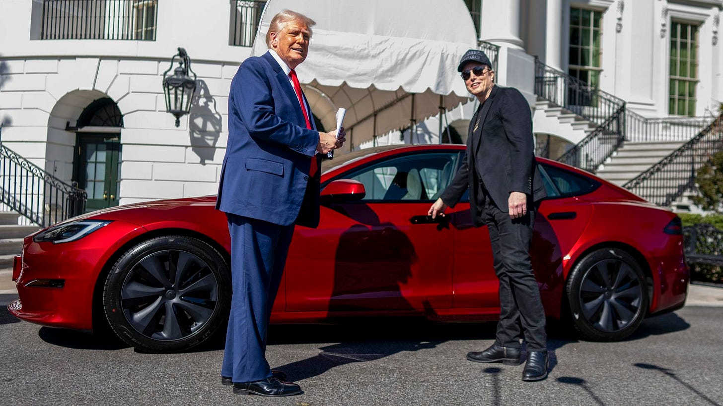 Trump's Tesla intervention cements company as a MAGA symbol