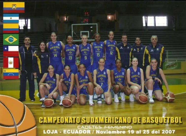 Seleção de base feminina de basquete em 2007