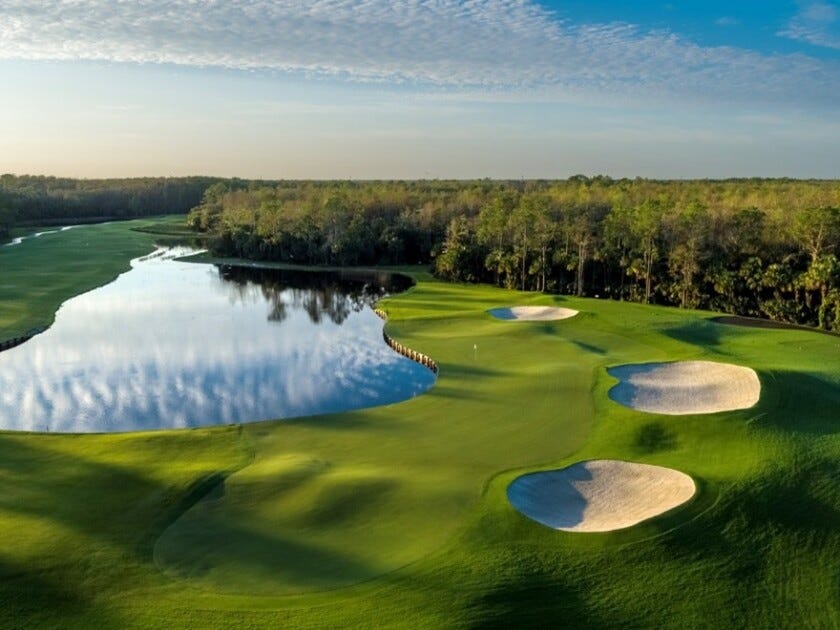 BONITA BAY CLUB — 15TH HOLE CYPRESS COURSE