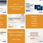 Five LLMs Tried To Build A Website. ChatGPT Failed. The Model That Shipped Was The Biggest Surprise.