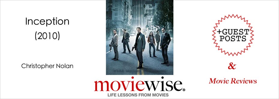 A movie poster showing a group of people standing in the middle of a road of a dystopian city.