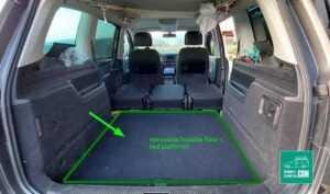 Sharan camper tip: Free, durable, upholstered bed platform you already have 47 car camping - Nimblecamper.com Sharan camper tip: Free, durable, upholstered bed platform you already have