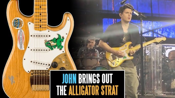 John Mayer Brings Out The Jerry Garcia Alligator Strat - Dead & Company at  the Sphere