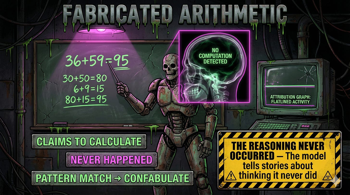 Anthropic interpretability research reveals AI models fabricate reasoning processes for calculations they never actually performed
