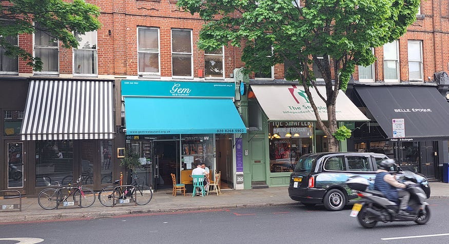 Restaurants in Upper Street Islington, North London