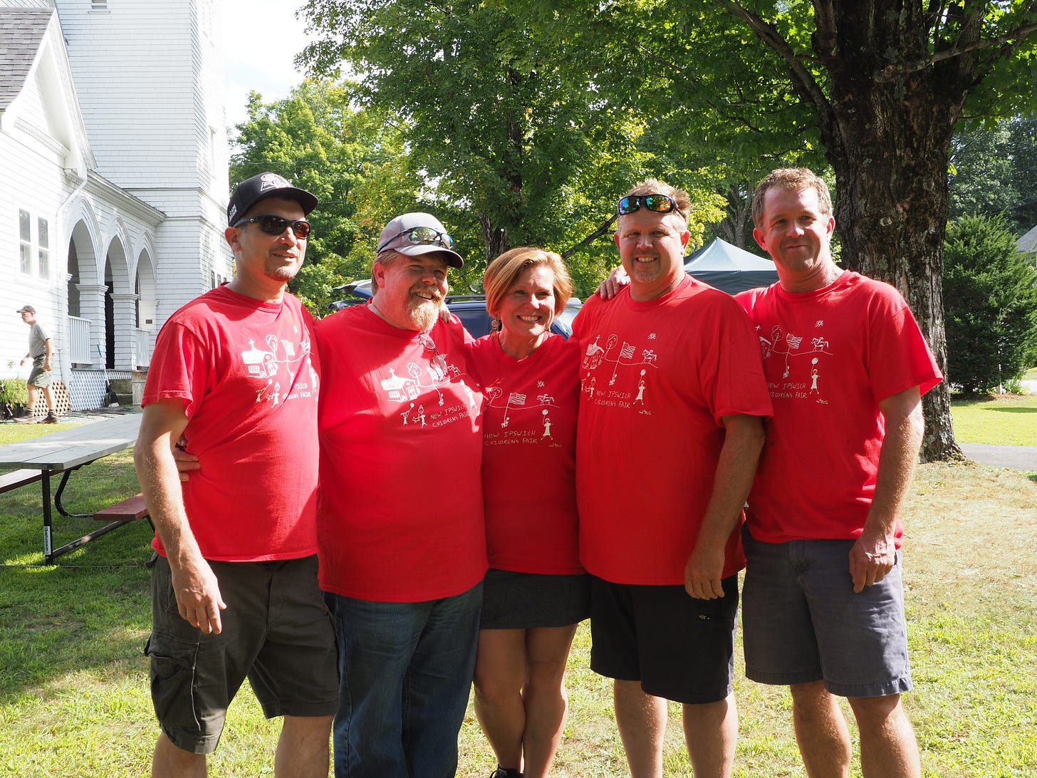 Volunteers at the Children's Fair