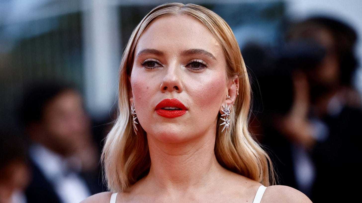 A photo of Scarlett Johansson A photo of Scarlett Johansson
