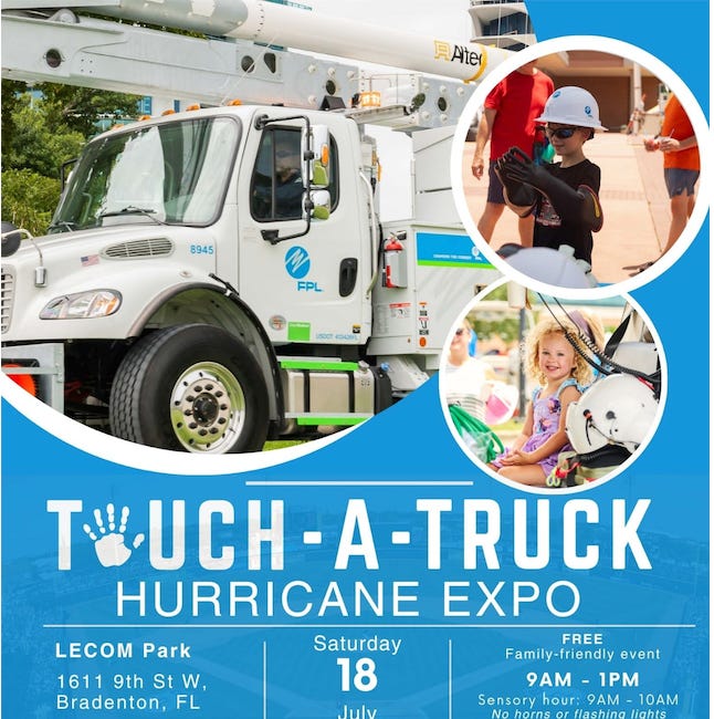 FPL to Host Touch-A-Truck Hurricane Expo at LECOM Park