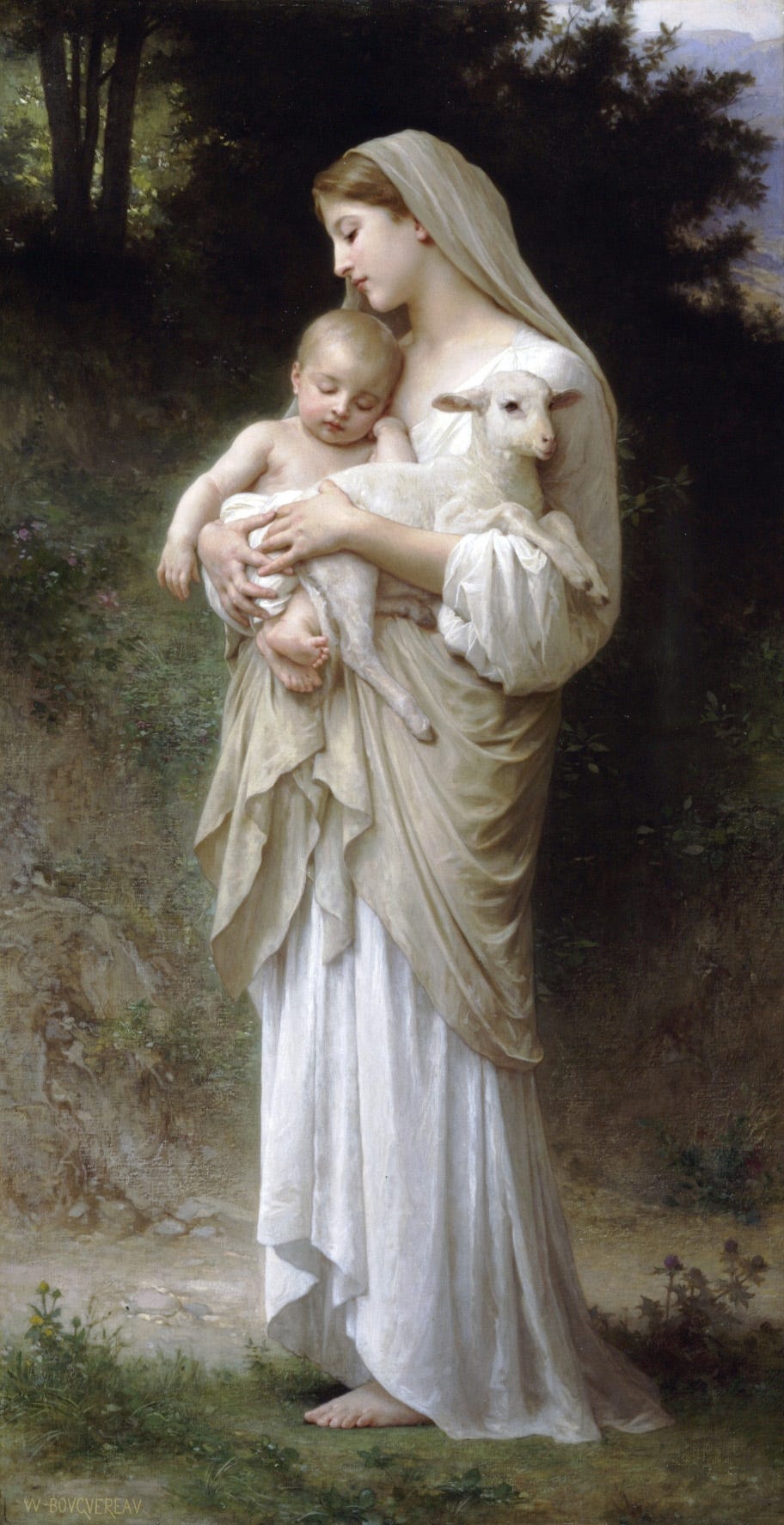 Religious painting by Bouguereau Religious painting by Bouguereau