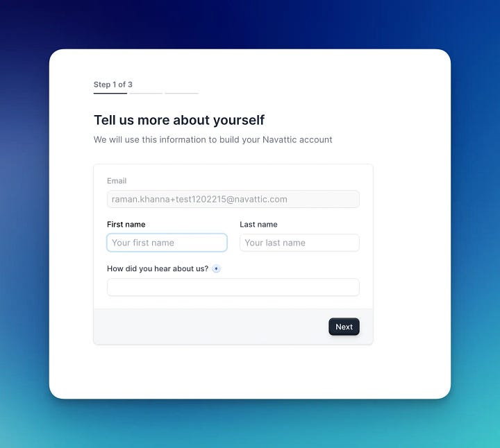 Onboarding questions
