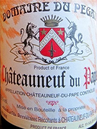 CU 1999 Domaine du Pegau CDP CU 1999 Domaine du Pegau CDP