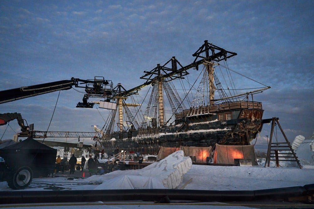 Frankenstein' Production Designer on Building Epic Scale Ship and Lab Sets Frankenstein' Production Designer on Building Epic Scale Ship and Lab Sets