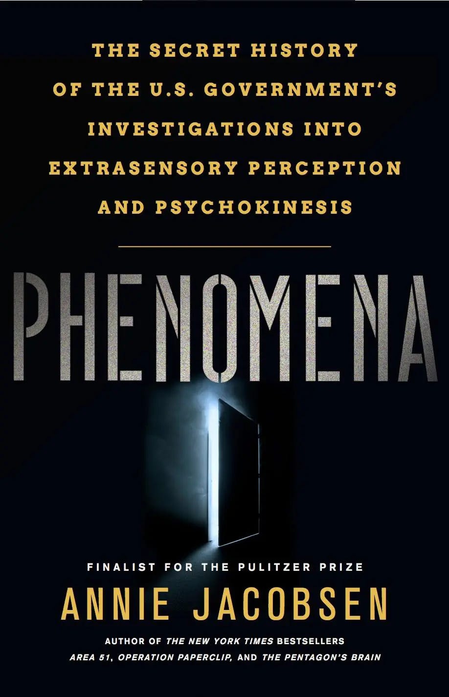 Cover of Phenomena by Annie Jacobsen.