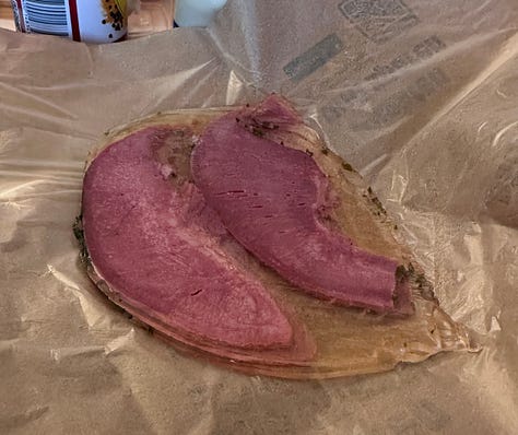 The epic meat counter in the grocery store, a rather handy feature on the toaster to toast some buns, and the infamous pig's tongue. 