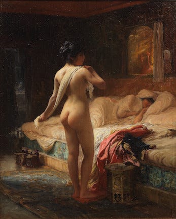 Frederick Arthur Bridgman (American, 1847-1928) Après le bain image 1