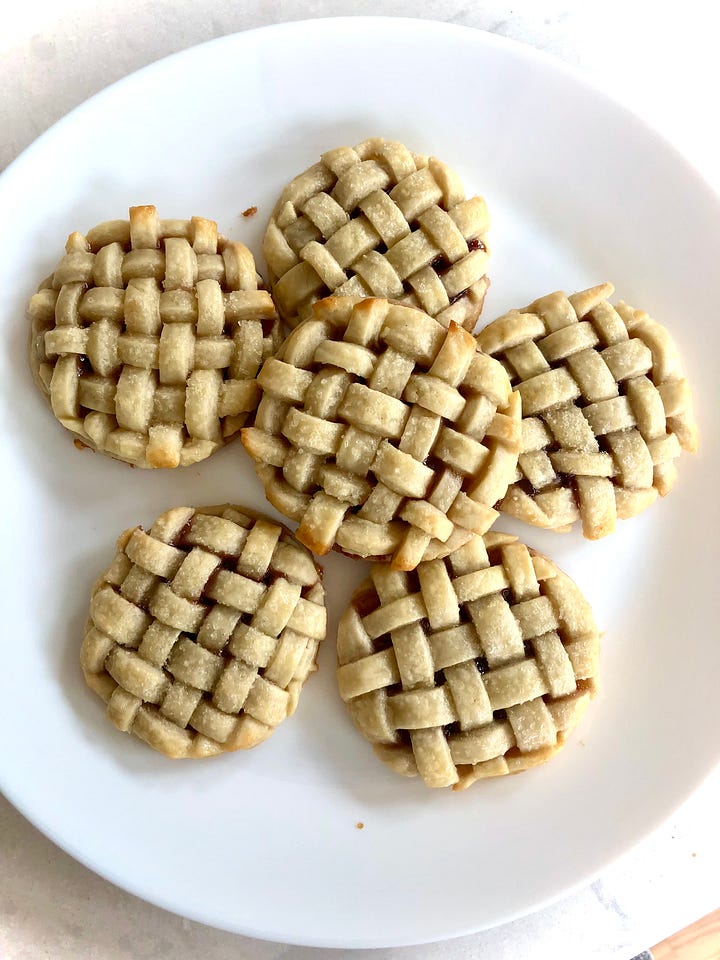 holiday festive pie pumpkin and apple