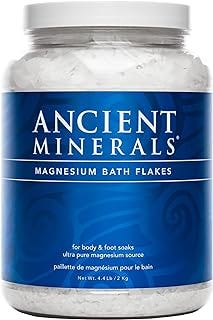 Sponsored Ad - Ancient Minerals Magnesium Bath Flakes - Bathing Alternative to Epsom Salt - Soak in Natural Salts - High-A...