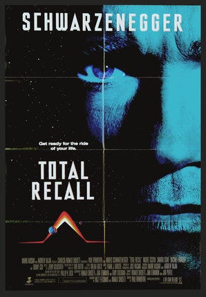 Total Recall | Original Vintage Poster | Chisholm Larsson Gallery Total Recall | Original Vintage Poster | Chisholm Larsson Gallery