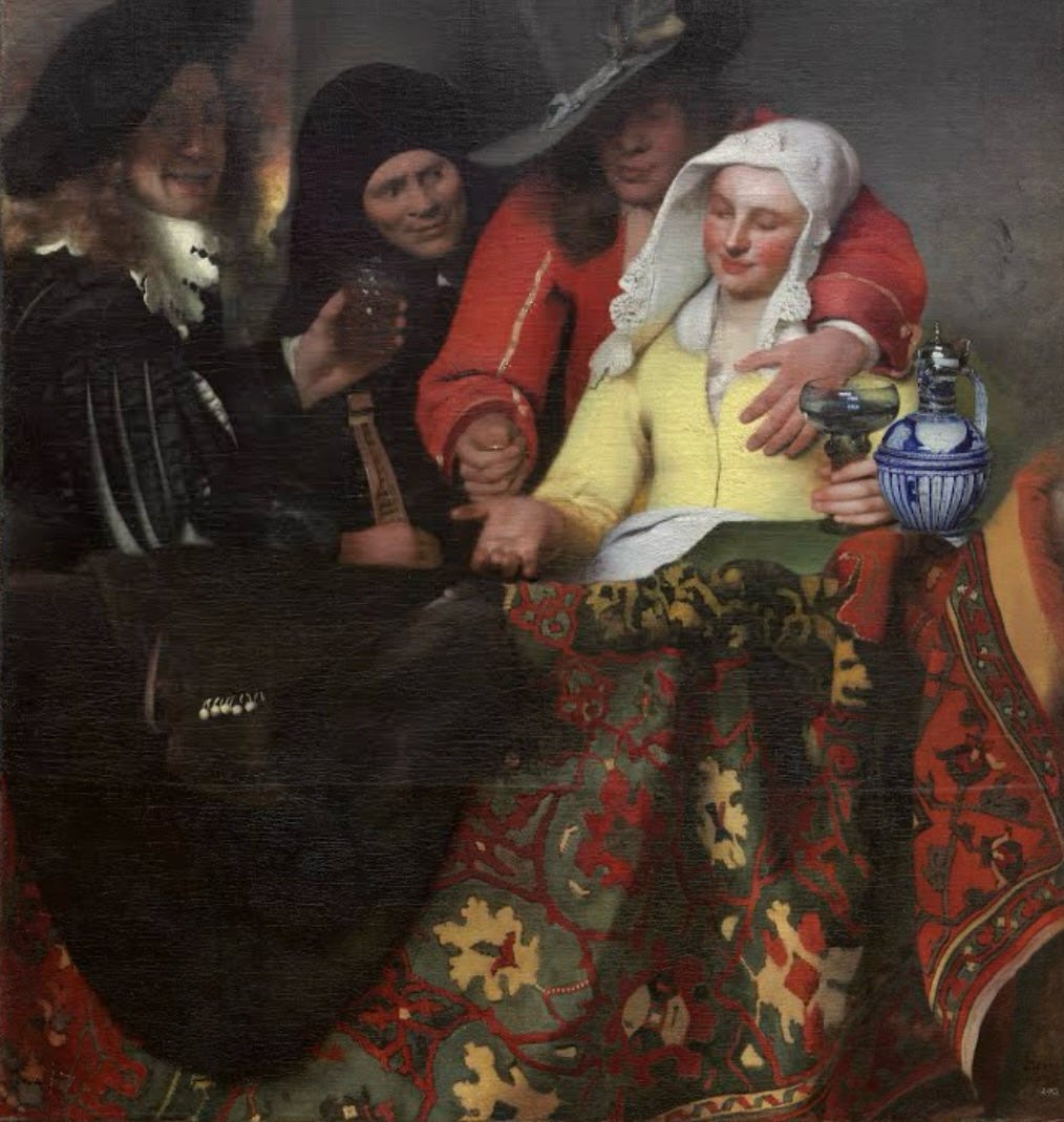 A painting of a person sitting on a couch

AI-generated content may be incorrect.