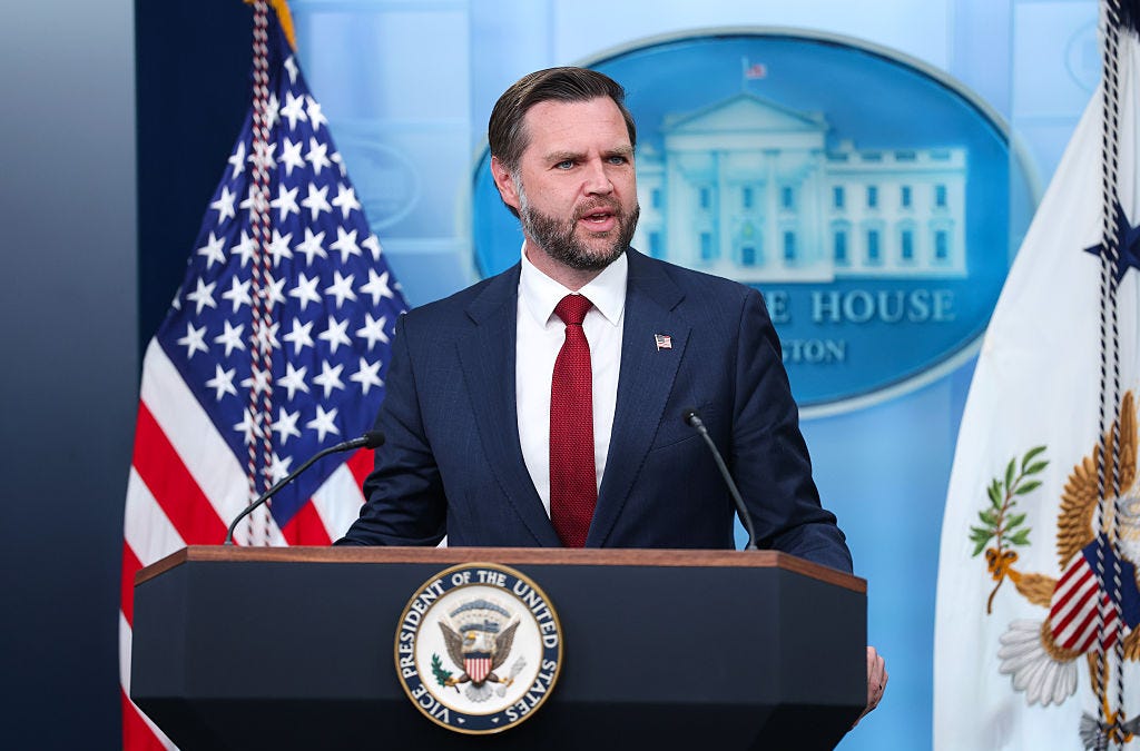 The 26 Wackiest Lines from JD Vance’s Thursday White House Briefing