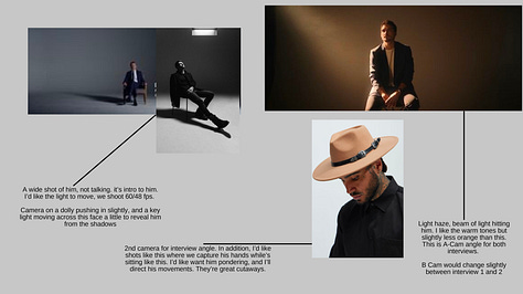 Walid Azami Style Boards for Director of Photography