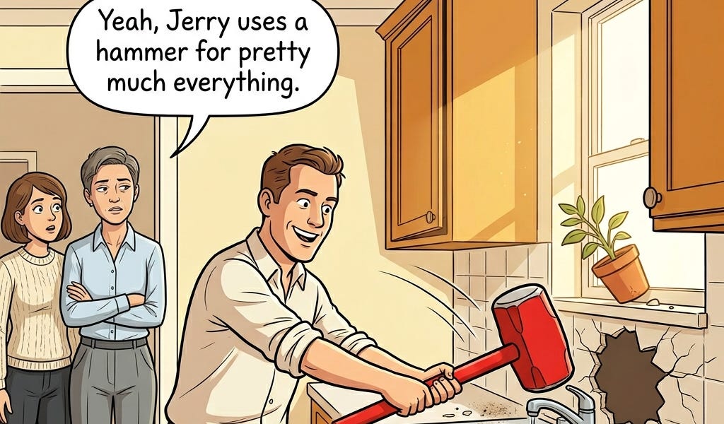 You're using the wrong kind of agent. Here's the one question that tells you which one you actually need + 3 diagnostic prompts