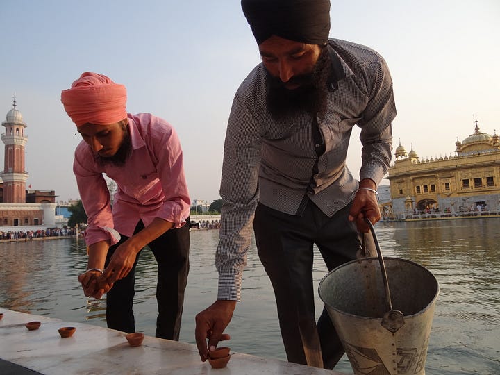 Golden Temple during Diwali