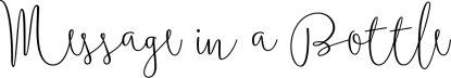 Message in a Bottle