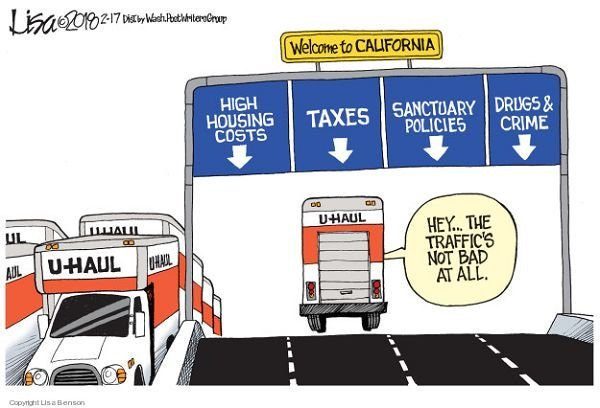 Half of California has Considered Moving Out