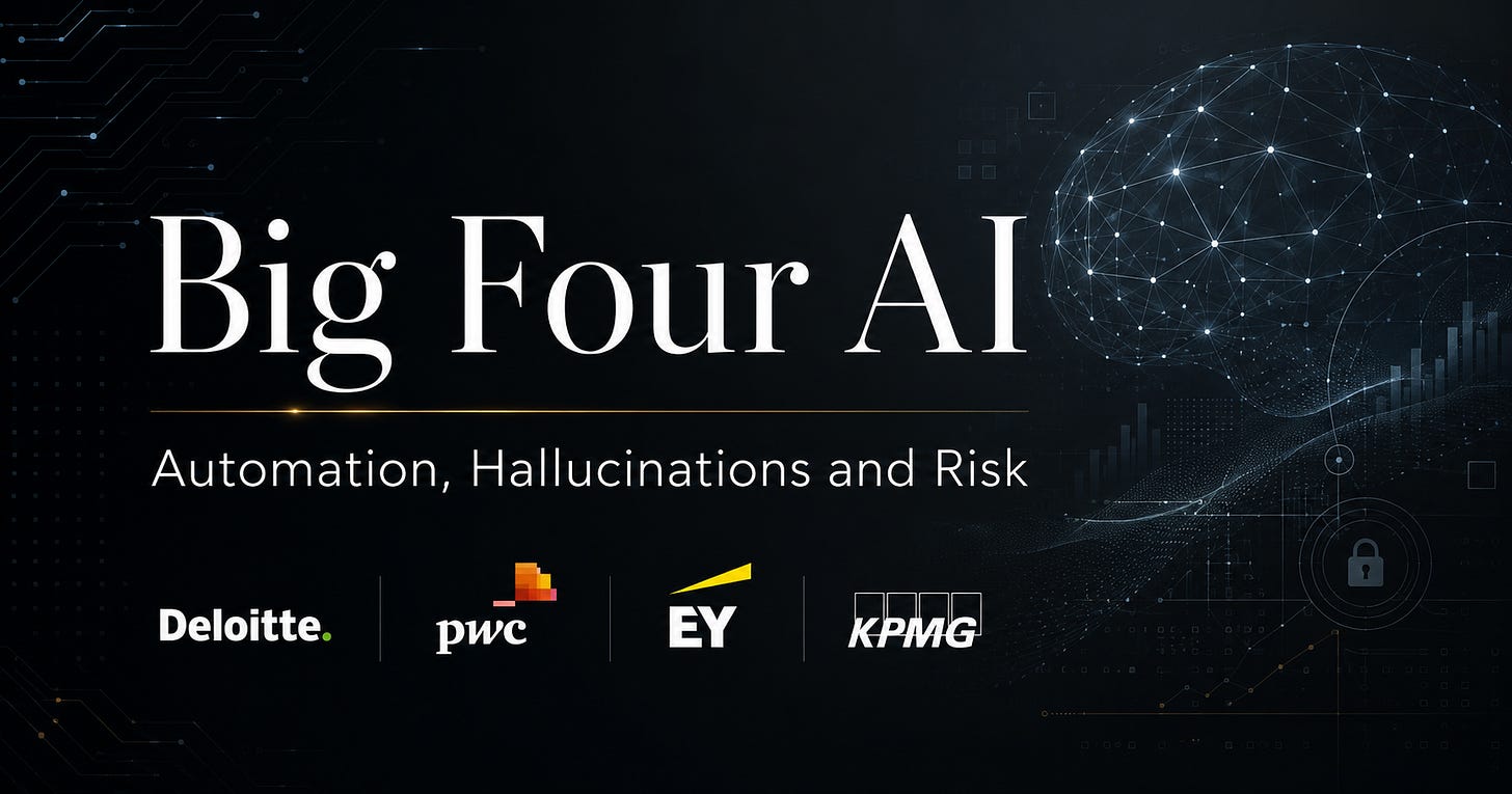 Big Four AI: automation, hallucination and risk Big Four AI: automation, hallucination and risk