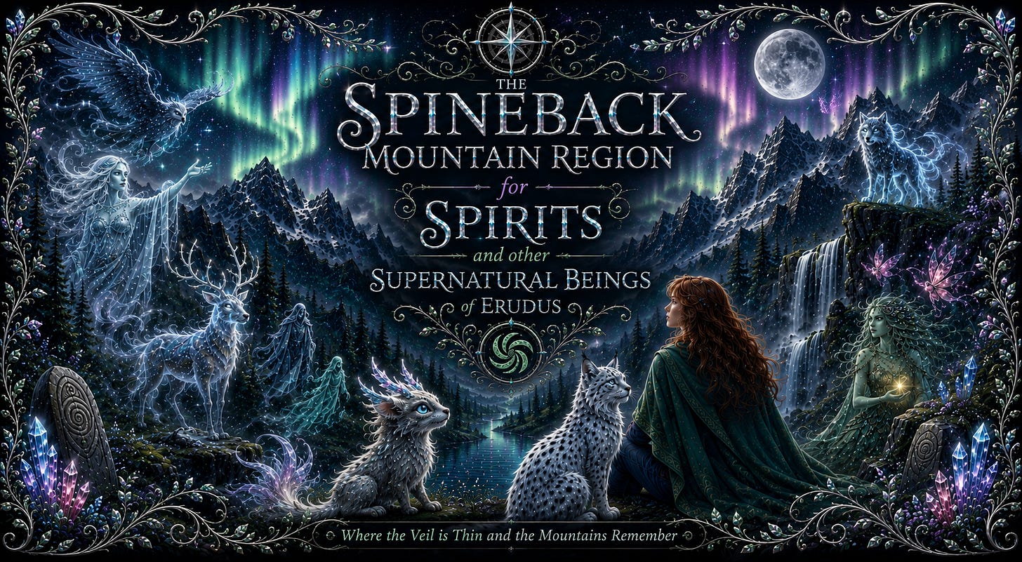 Spirits and Supernatural Beings of the Spineback Mountains header