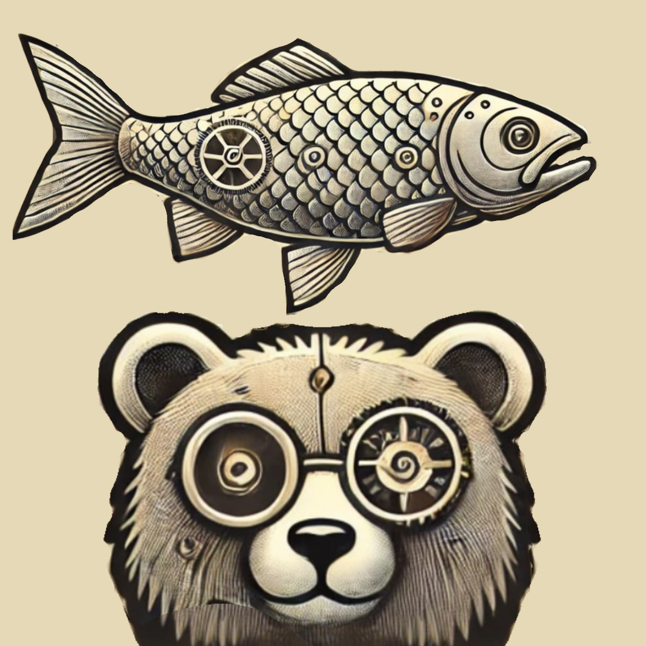 Fish And Bear Connection